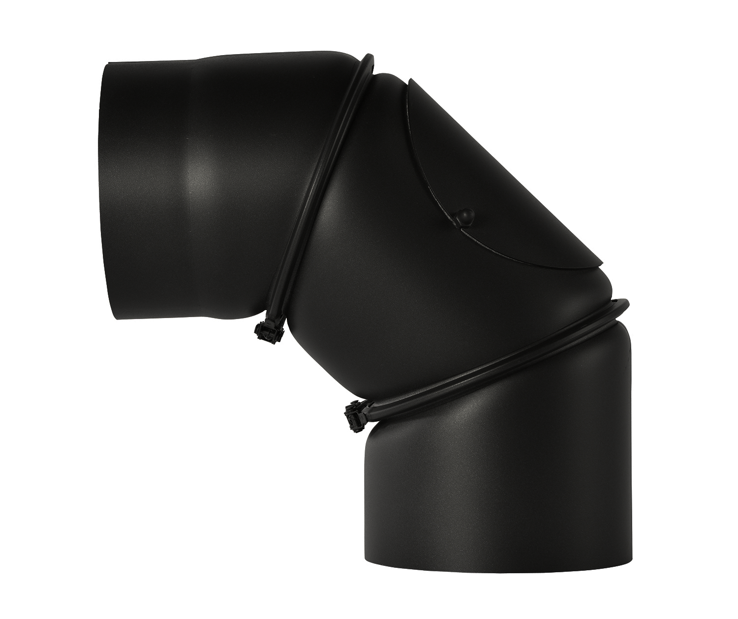 Bogen drehbar m.T. ø150mm schwarz